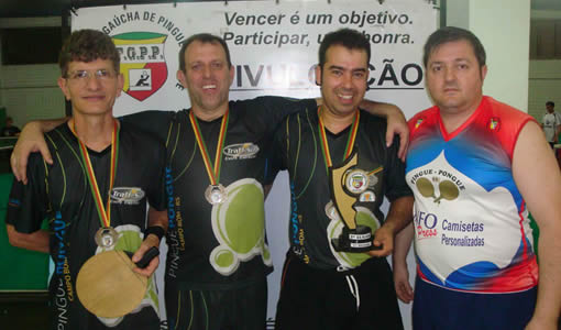 Atletas premiados no Campeonato Gaúcho
